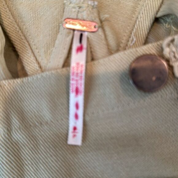 Free People Trails End Skirtall Size Small Overall Style Dress Color: Dried Aloe - Picture 13 of 15